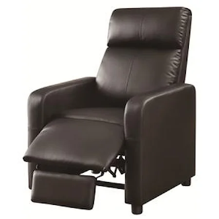 Theater Seating Push-Back Recliner with Contemporary Style